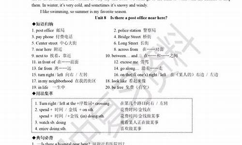 七年级下册英语知识点总结归纳_七年级下册英语知识点总结归纳人教版